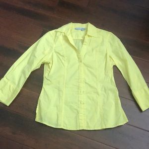 Harve Benard  women’s long sleeve button down three-quarter size large